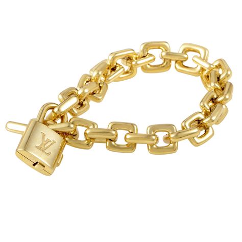 louis vuitton yellow gold bracelet